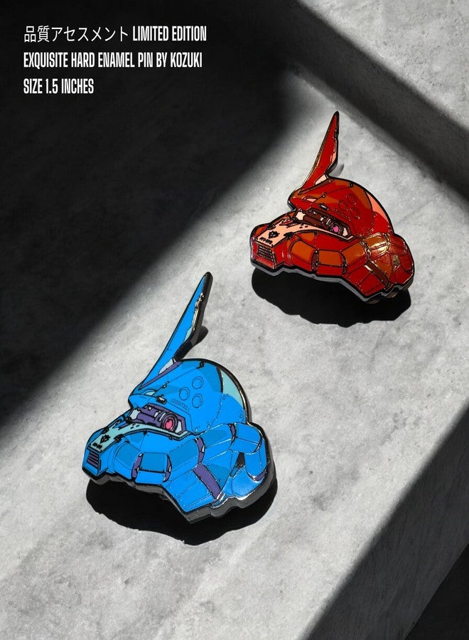ZAKU PIN ZAKU PINS ZAKU MODEL PIN ZAKU II ZAKU 2 PIN ZAKU ENAMEL PINS ZAKU ROBOT SPIRITS MS-06 ZAKU FIGURE PIN HARD ENAMEL (AKA) - Image 2